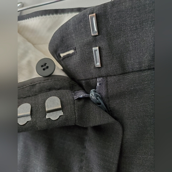 Babaton Gray Wide Leg Pants - Picture 3 of 8